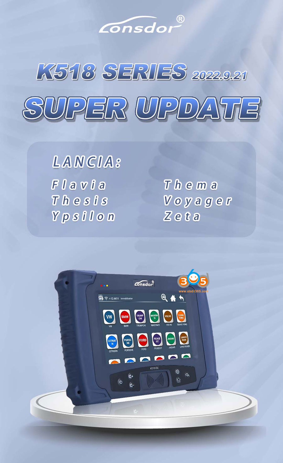 Lonsdor K518 series new update for Lancia