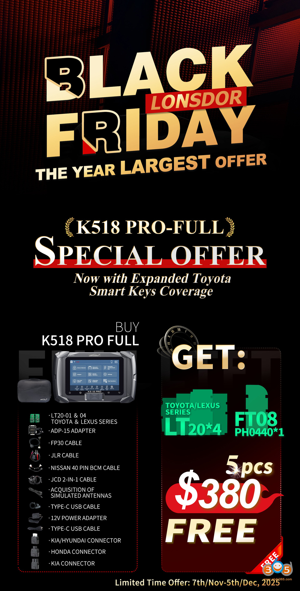 Londsor-K518-Pro-Black-Friday-sale Londsor-K518-Pro-Black-Friday-sale