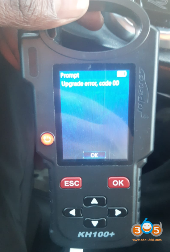 Lonsdor KH100 update error code 00