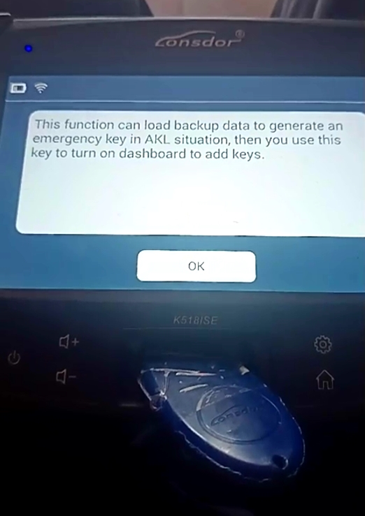 lonsdor LKE emulator boot error 1 lonsdor LKE emulator boot error 1