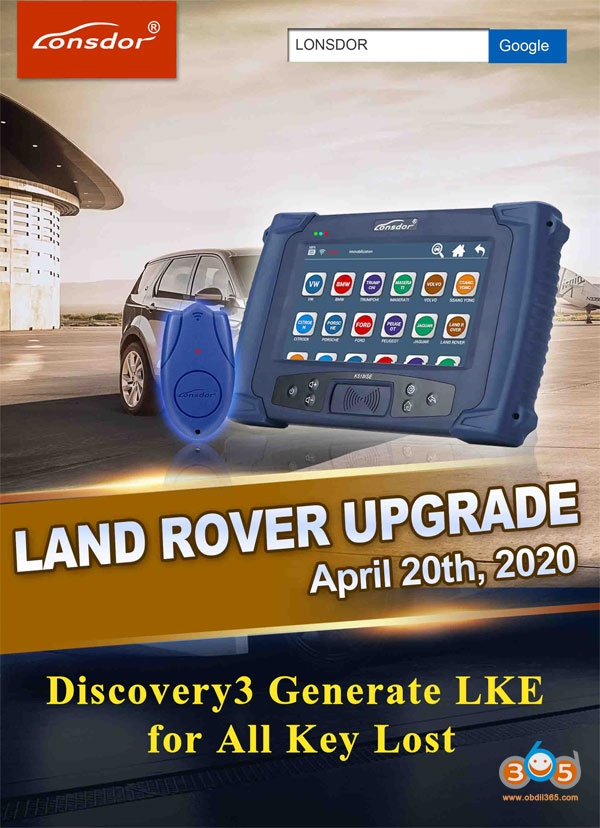 lonsdor-k518ise-add-land-rover-generate-lke
