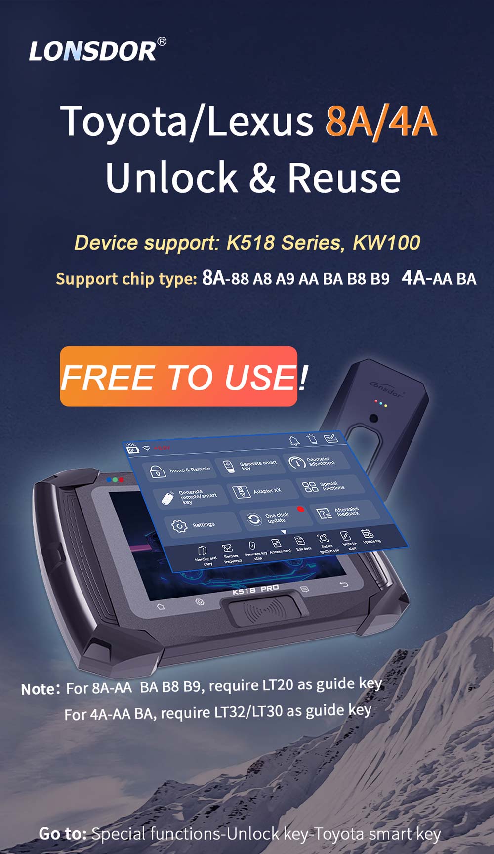 lonsdor-k518-unlock-toyota-8a-4a-smart-key